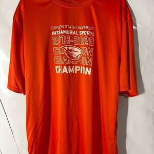 Mens Orange Oregon State Beaver T-Shirt Size XL